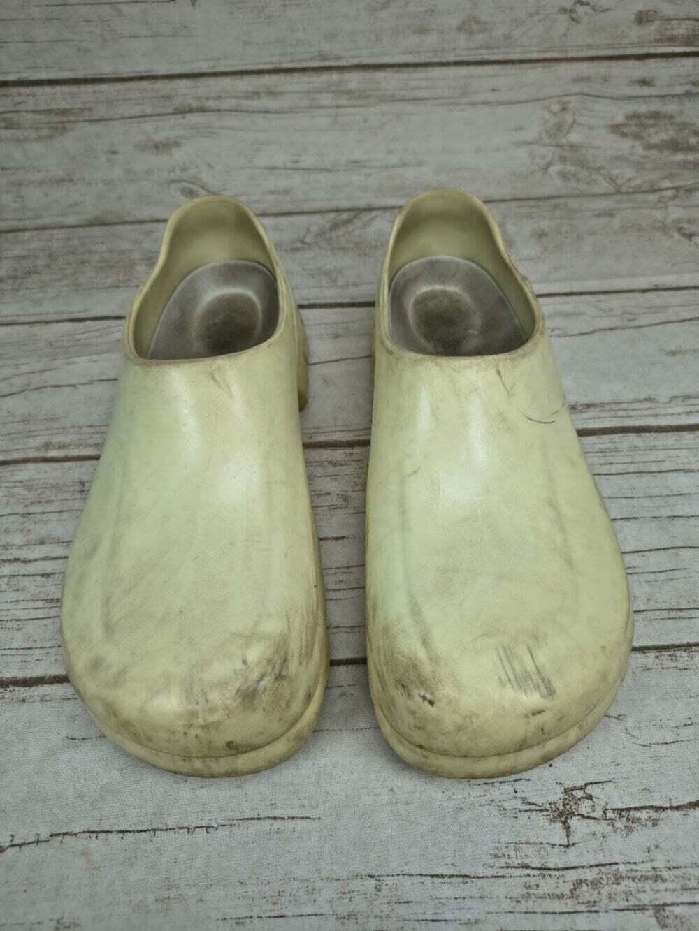 Birkenstock Super Birki Professional Cream Clogs Men 10 Slip Resistant